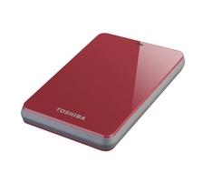 Toshiba Externe Festplatte, Canvio, rot, USB 3.0, 500GB
