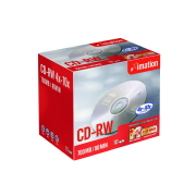 Imation Optical Disc, CD-RW, 12-fach, wiederbeschreibbar, 700MB/80min, 10er Pack JewelCase