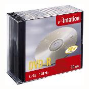 Imation Optical Disc, DVD-R, 16-fach, 4.7GB, 10er Pack SlimCase
