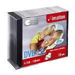 Imation Optical Disc, DVD+R, 16-fach, bedruckbar, weiss, 4.7GB, 10er Pack SlimCase