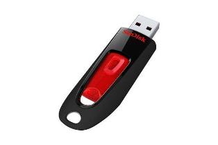 SanDisk USB-Stick, USB Flash Cruzer Ultra, 64GB