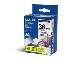 Brother P-touch Tape, schwarz/weiss, 36mm x 8m