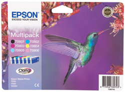Epson Tintenpatrone, Multipack alle 6 Farben