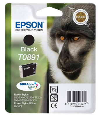 Epson Tintenpatrone, schwarz, 5.8ml