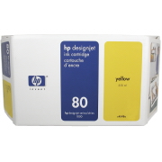 HP Tintenpatrone, yellow , Nr. 80, 350ml