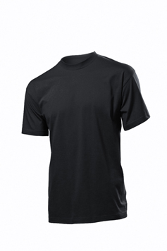 Stedman Tonertransfer - Tshirt, Standard, Baumwolle 155g, schwarz