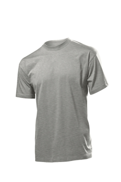 Stedman Tonertransfer - Tshirt, Standard, Baumwolle 155g, grau-meliert