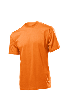 Stedman Tonertransfer - Tshirt, Standard, Baumwolle 155g, orange