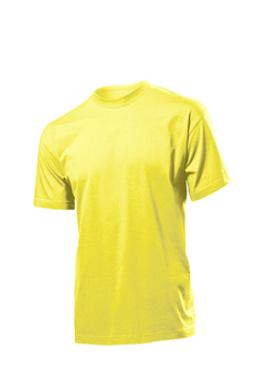 Stedman Tonertransfer - Tshirt, Standard, Baumwolle 155g, yellow