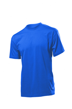 Stedman Tonertransfer - Tshirt, Comfort, Baumwolle, 185g, royal-blau