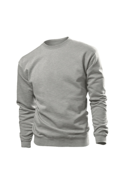 Stedman Tonertransfer - Tshirt, Sweat-Shirt, Baumwolle / Polyester, 280g, grau-meliert